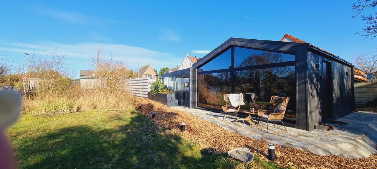 B&B Het Duinhuisje Met Jacuzzi, Gratis Parkeren, 2 Fietsen Te Leen, Airco 잔드보르트 외부 사진