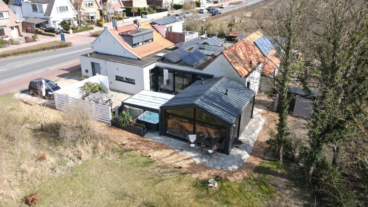 B&B Het Duinhuisje Met Jacuzzi, Gratis Parkeren, 2 Fietsen Te Leen, Airco 잔드보르트 외부 사진