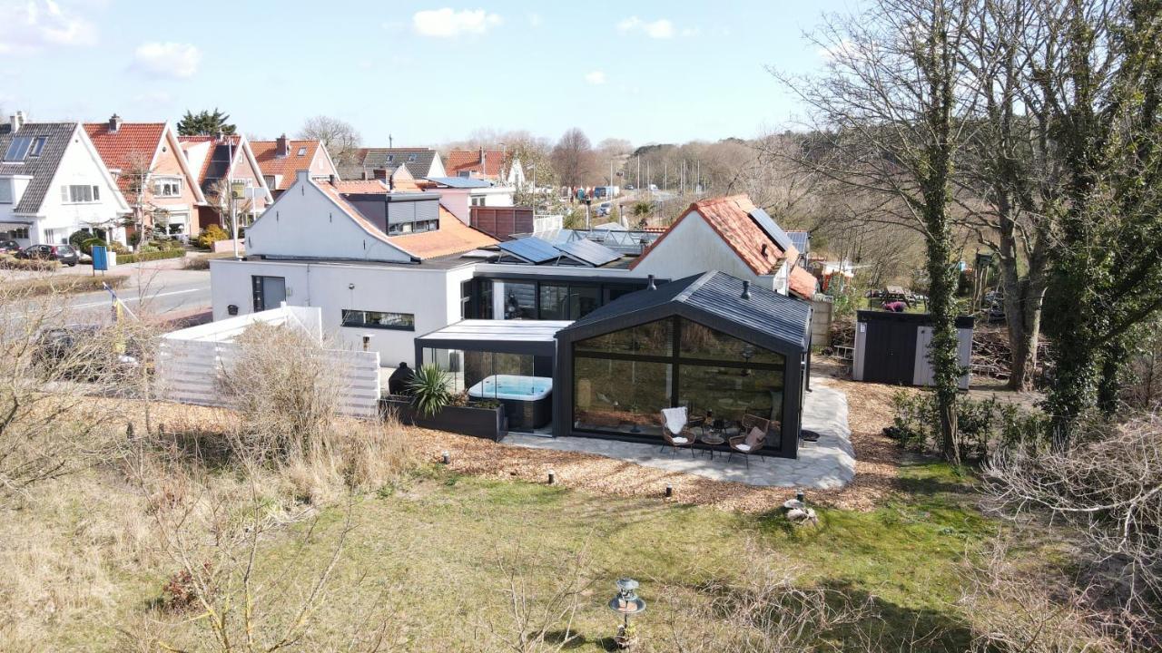 B&B Het Duinhuisje Met Jacuzzi, Gratis Parkeren, 2 Fietsen Te Leen, Airco 잔드보르트 외부 사진